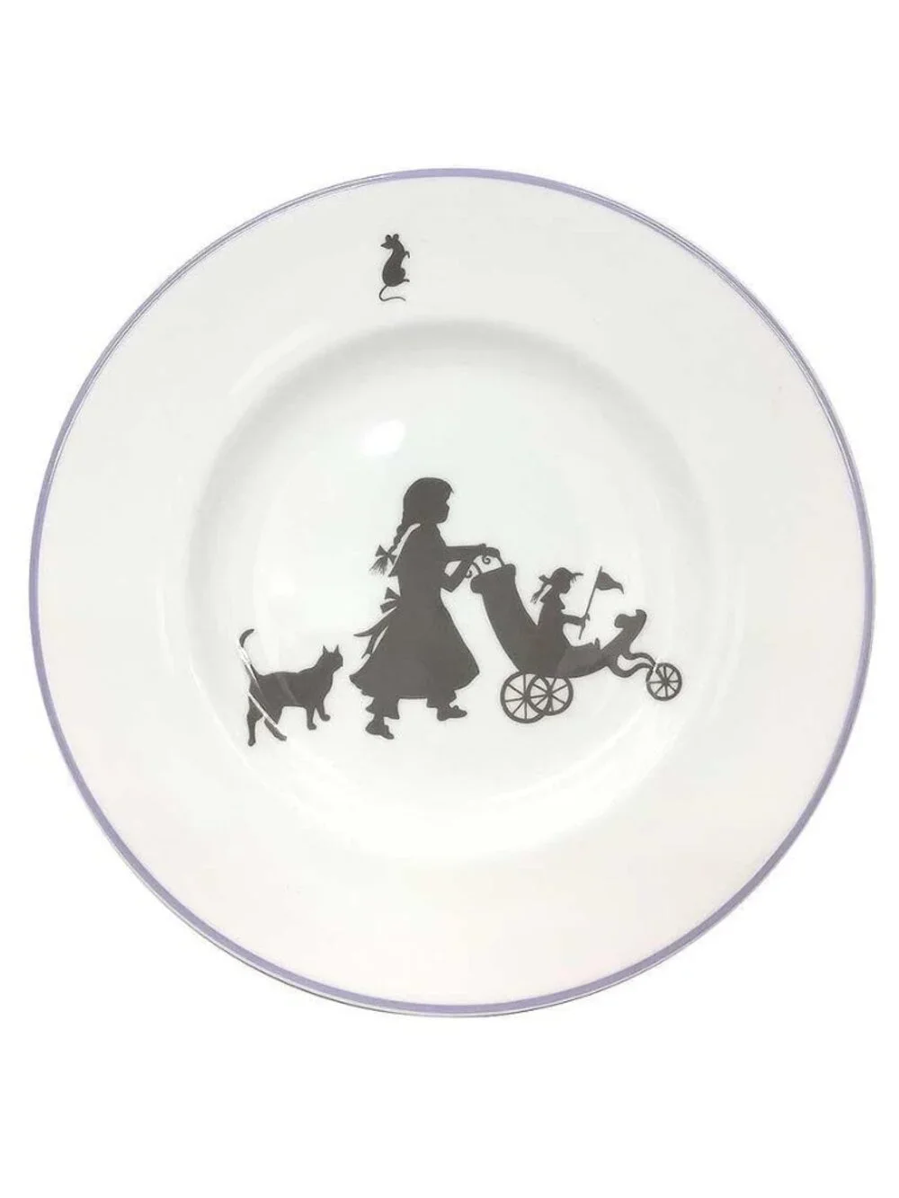 Hermes Silhouette Dessert Plate 20 cm